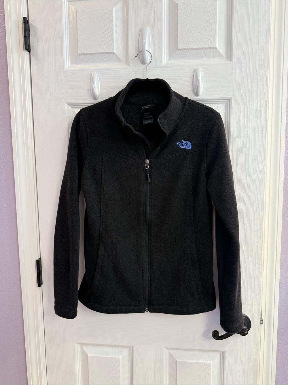 The North Face Women’s Black Full-Zip Teddy Fleece Jacket